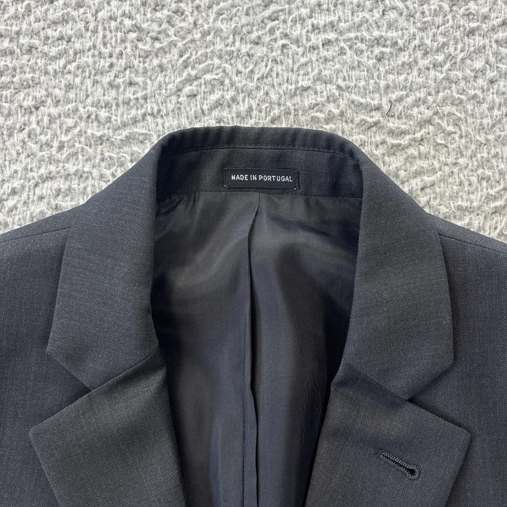 John Varvatos Loft Blazer Mens 38R Dark Gray Blend Blazer Sports Coat‎ Jacket